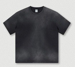 Breathable 220 Grams Regular Fit Men's <b>White</b> Short Sleeve T-<b>Shirt</b> O-Neck 100% Cotton Knitted for Gym Travel Daily Use - Product Image 2