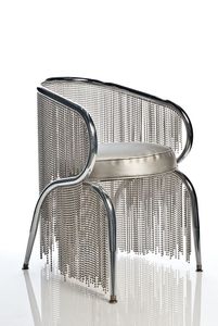 Silla de Comedor Industrial Moderna de Metal, Estructura de Hierro con Recubrimiento en Polvo, Silla para Muebles de Restaurante - Product Image 5