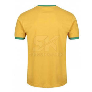 เสื้อยืดสีพื้นแบบริงเกอร์จากปากีสถานโลโก้ตามสั่ง - Product Image 2