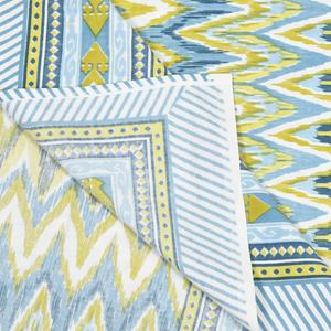 Hand Block Printed Geometric Cotton <b>Tablecloth</b> Rectangular Washable Eco-Friendly Reusable Custom for Home Wedding Banquet Party - Product Image 5
