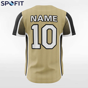 Nouveau maillot de baseball sur mesure à manches courtes, sublimé, pour l'entraînement, avec fermeture boutonnée et design personnalisé - Product Image 6