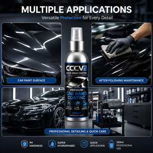 CCCV2 Quick Detailer <b>Spray</b> Coating with 9H Hardness SiO2 Car Wax Formula 250ml for Commercial Detailing Operations OEM ODM - Product Image 6