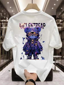 Camiseta Caqui con Diseño Estampado, Venta Directa de Fábrica, Camisetas de Algodón Peinado 100%, Manga Corta, Camiseta para Hombre - Product Image 2