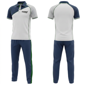Custom <b>Cricket</b> Team Uniforms with Logo, Name & Number | Men Women Youth <b>Cricket</b> Wears Polo Shirt and Trouser Full Team - Product Image 4