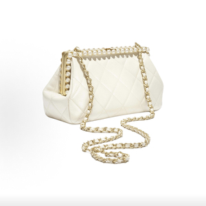 Bolso de Hombro de PU para Mujer, Primavera-Verano 2026, Estilo Cubo, con Cadena de Perlas, Mini Bolso de Noche de Lujo - Product Image 1