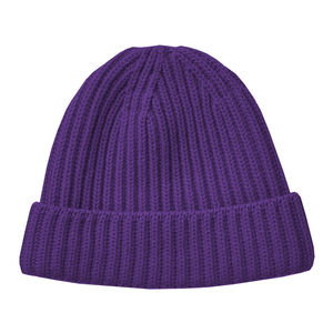 Bonnet d'hiver bleu foncé en tricot doux et chaud, style décontracté streetwear, pour hommes et femmes, vente en gros et au détail, mode hiver - Product Image 5