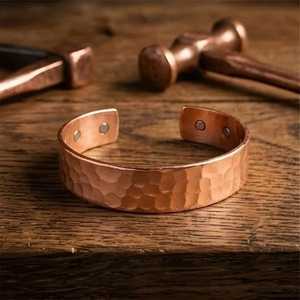 Radhe Enterprises Joyería Magnética de Cobre Rojo Puro para el Cuerpo, Kada para Pierna con Ajuste de Apertura, para Mujeres y Hombres, Terapia Antiinflamatoria y Alivio del Dolor - Product Image 6