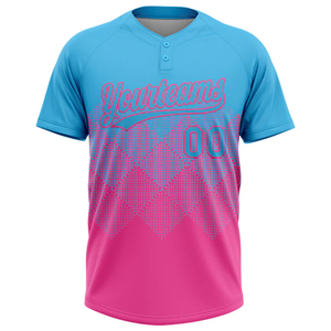 เสื้อเบสบอลซอฟต์บอลแบบสองกระดุมสั่งทำพิเศษสำหรับเด็ก วัยรุ่น ผู้ชาย ผู้หญิง ผู้ใหญ่ ชุดกีฬา ผู้จัดจำหน่าย - Product Image 2