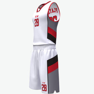Ventes en gros d'ensembles d'uniformes de basket-ball nationaux personnalisés pour hommes, maillots respirants, confortables et professionnels, maillots de basket-ball pas chers - Product Image 6