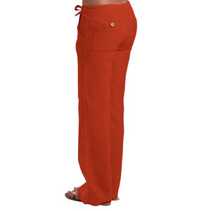 Women's Black <b>Straight</b> <b>Leg</b> Woven <b>Cargo</b> Pants High Waist Zipper Fly Casual Full Length Solid Color Regular Fit Breathable Pants - Product Image 4