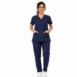 Tenue Médicale Personnalisée Unisexe – Blouse et Pantalon d'Infirmière/Médecin pour Hôpital et Clinique – Vêtements de Travail pour Soignants – Fournisseur en Gros - Product Image 3