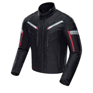 Chaqueta de Motociclismo para Hombre, Impermeable, Cortavientos y Transpirable, con Tiras Reflectantes, para Todas las Estaciones - Product Image 5