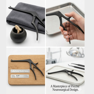 Caspar Osteophyte Rongeur 4mm × 145mm |   Instrumento Quirúrgico Ortopédico de Columna Vertebral de Acero Inoxidable de Primera Calidad |   Neurocirugía y Cirugía de Columna Vertebral - Product Image 2