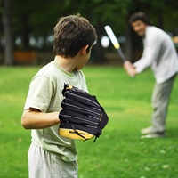 Sarung tangan bisbol dan Softball pria, sarung tangan Softball latihan olahraga Softball remaja