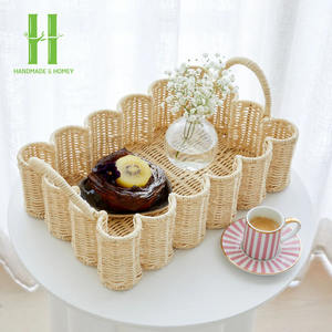 BEST SELLER Eco-Friendly Natural Rattan Modern <b>Stackable</b> Picnic & Home Use Storage <b>Basket</b> Made in Vietnam - Product Image 5
