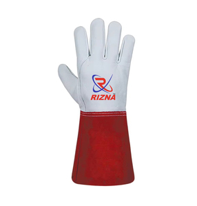 Guantes de soldadura industriales TIG MIG de cuero vacuno de alta calidad, resistentes al calor. - Product Image 3