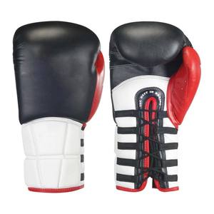 Gants de MMA professionnels unisexes pour adultes et enfants, design personnalisé, en cuir, avec lacets et poignées pour l'entraînement de boxe - Product Image 5