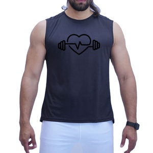 Débardeur de musculation personnalisé en coton pour hommes, vêtement de sport pour la gym, modèle séchage rapide - Product Image 4