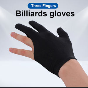 Gants de billard unisexes de haute qualité disponibles dans toutes les tailles et couleurs, design à trois doigts pour une durabilité accrue, gants de snooker unisexes - Product Image 2