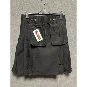 Kilt écossais en gros, kilt utilitaire avec plusieurs poches de rangement, couleur noire, 2026 - Product Image 3