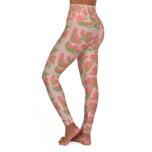 Leggings de sport OEM personnalisés à taille haute avec cordon de serrage, séchage rapide, pour fitness, entraînement, course à pied, compression, grandes tailles, 100% - Product Image 3