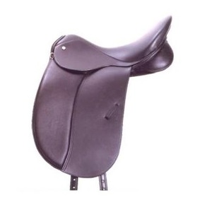 Selle de dressage pour cheval avec instruments, haute qualité, en cuir véritable et respirante - Product Image 2