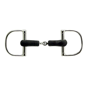 Oferta Especial: Bocado de Doma de Acero Inoxidable con Anillo de Goma Suave, Calidad Premium, Diseño Personalizable - Product Image 1