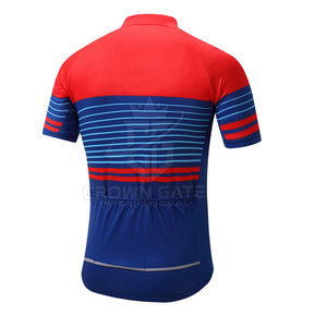 Vêtements de sport 100 % polyester, uniforme de cyclisme personnalisé avec logo, ensemble d'uniformes de cyclisme très vendu - Product Image 3