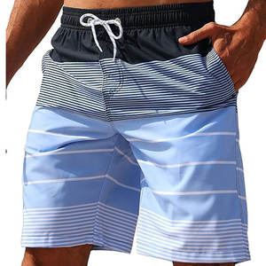 Custom Logo Men's Mid Beach <b>Shorts</b> 100% Cotton Canvas Surf Bathing <b>Swim</b> <b>Trunks</b> Casual Style Drawstring Closure Breathable Quick - Product Image 5