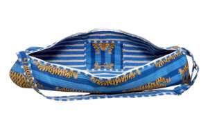 Sac de yoga matelassé artisanal à motif tigre, sangle réglable, tissu léger, parfait pour les voyages et l'usage quotidien - Product Image 4