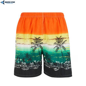 ผู้ผลิตจัดหา กางเกงว่ายน้ำพิมพ์โลโก้ตามสั่ง แห้งเร็ว เป็นมิตรกับสิ่งแวดล้อม โพลีเอสเตอร์ 100% คอลเลคชั่นฤดูร้อน - Product Image 3