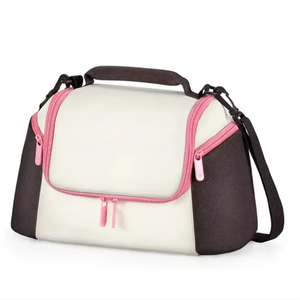 Women's Large Capacity Portable Cooler Bag Custom Designed Aluminum Foil Thermal Lunch Bag Made of Durable Polyester - Product Image 1