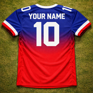 เสื้อทีมอเมริกันฟุตบอลแบบกำหนดเองสำหรับโรงเรียน ผ้าโพลีเอสเตอร์แห้งเร็ว ระบายอากาศได้ดี พิมพ์ลายชื่อและหมายเลขผู้เล่นแบบซับลิเมชั่น - Product Image 3