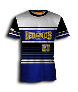 Maillot de baseball à sublimation unisexe de qualité supérieure avec motif camouflage Logo personnalisé Nom de l'équipe Compression Fit Manches courtes pour les jeunes - Product Image 5