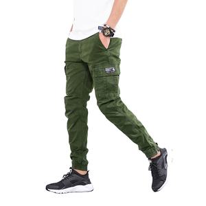 กางเกงคาร์โก้ของผู้ชายผ้าแคนวาสแบบลำลองผ้าฝ้าย100% ออกแบบล่าสุดมุ่งเน้นการส่งออก - Product Image 2