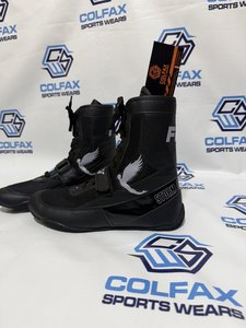 Zapatos de Boxeo Fly Rojos con Cordones, Transpirables, de Cuero, con Suela de Goma Natural, Ligeros, con Logotipo Personalizado Impreso, para Entrenamiento de MMA - Product Image 3