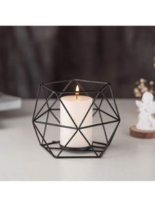 Black diamond Metal <b>Tea</b> <b>Light</b> Holder Fancy Shape Home Decoration Durable <b>Lantern</b> - Product Image 4