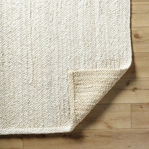 Flat Weave Jute <b>Rug</b> Solid Color Rectangle Low <b>Pile</b> Reversible Non-Slip PET Friendly Medium <b>Thickness</b> Washable Living Room Sets - Product Image 6