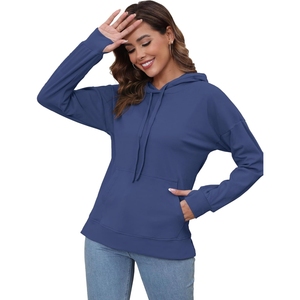 Vente directe d'usine, sweats à capuche pour femmes, sweats à capuche respirants pour femmes, sweats à capuche de couleur unie pour femmes, vêtements d'hiver pour femmes - Product Image 1