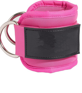 Par de correas profesionales para tobillo para entrenamiento con poleas, correas ajustables para gimnasio, para resistencia de piernas y culturismo - Product Image 2