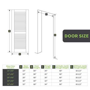 Porte Prehung-porta interna porta dispensa Design MDF senza Kit Hareware - Product Image 3