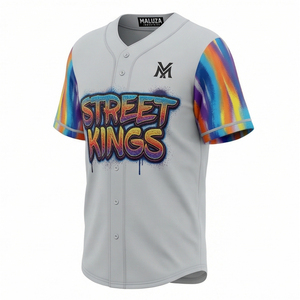 Camiseta de béisbol retro, uniforme de equipo premium, ropa deportiva transpirable, tendencia en EE. UU. y Europa, MALUZA INDUSTRIES - Product Image 5