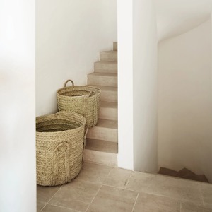 Premium Eco-Friendly Seagrass Rustic Closet & Laundry Storage Basket Handmade Natural Fiber Organizer by Vietrustic Wholesale - Product Image 2