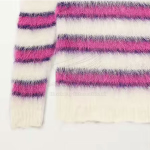 Suéter de Mohair 100% Lana de Primera Calidad, Precio de Fábrica, Color y Logotipo Personalizados, Diseño Transpirable en la Parte Delantera - Product Image 5