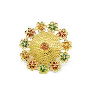 Wholesale Fashion <b>Rings</b> 14K18K24K Micron Gold Plated African & Dubai Style Traditional Bridal <b>Finger</b> <b>Rings</b> Forming <b>Finger</b> <b>Rings</b> - Product Image 1