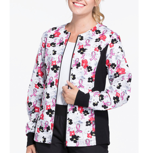 Blouses médicales imprimées anti-rides lavables pour femmes, ensembles d'uniformes pour infirmières, personnel médical et dentaire, blouses chirurgicales pour femmes - Product Image 3