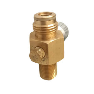 Valve CO2 pour réservoir de paintball 9oz 12oz 20oz 24oz avec disque de sécurité 3K et corps de valve en laiton - Product Image 4