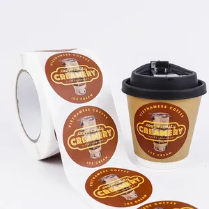 Étiquettes autocollantes holographiques personnalisées imperméables pour bocaux, bouteilles, emballages alimentaires - Rouleaux de vinyle durables en UV avec logo personnalisé - Product Image 3