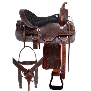 Silla de Montar Occidental Personalizada OEM para Caballos, Color/Talla Personalizables, Logotipo Personalizado, Alta Calidad, Hecha en Pakistán, Cómoda y Transpirable - Product Image 3