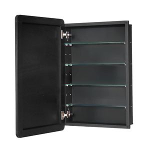 Armadietto per Medicinali 20 X 30 Pollici con Specchio da Bagno a 4 Livelli Regolabili con Cornice in Alluminio e Pratiche Mensole - Product Image 1